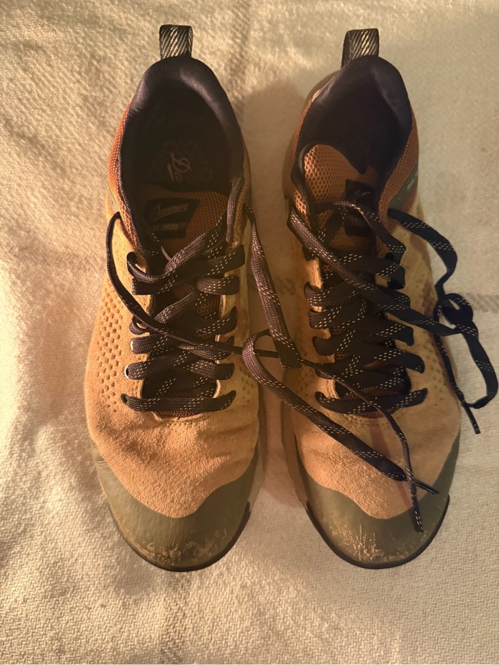 Danner Men's Boots in Brown and Black - Rugged Vibram Soles